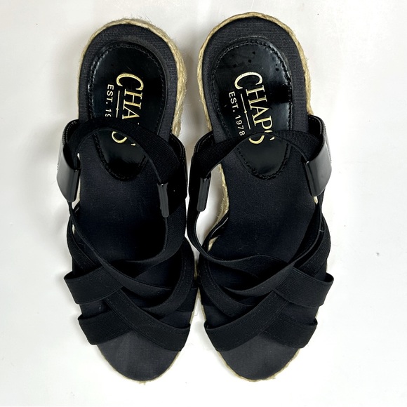 Chaps Della Espadrille Wedge Sandals Size 7 - Picture 8 of 15